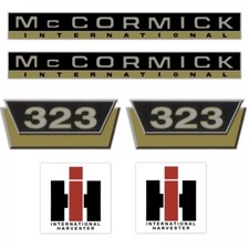IHC McCormick 323 Gold Klein - Traktor Schlepper Aufkleber Klebefolie