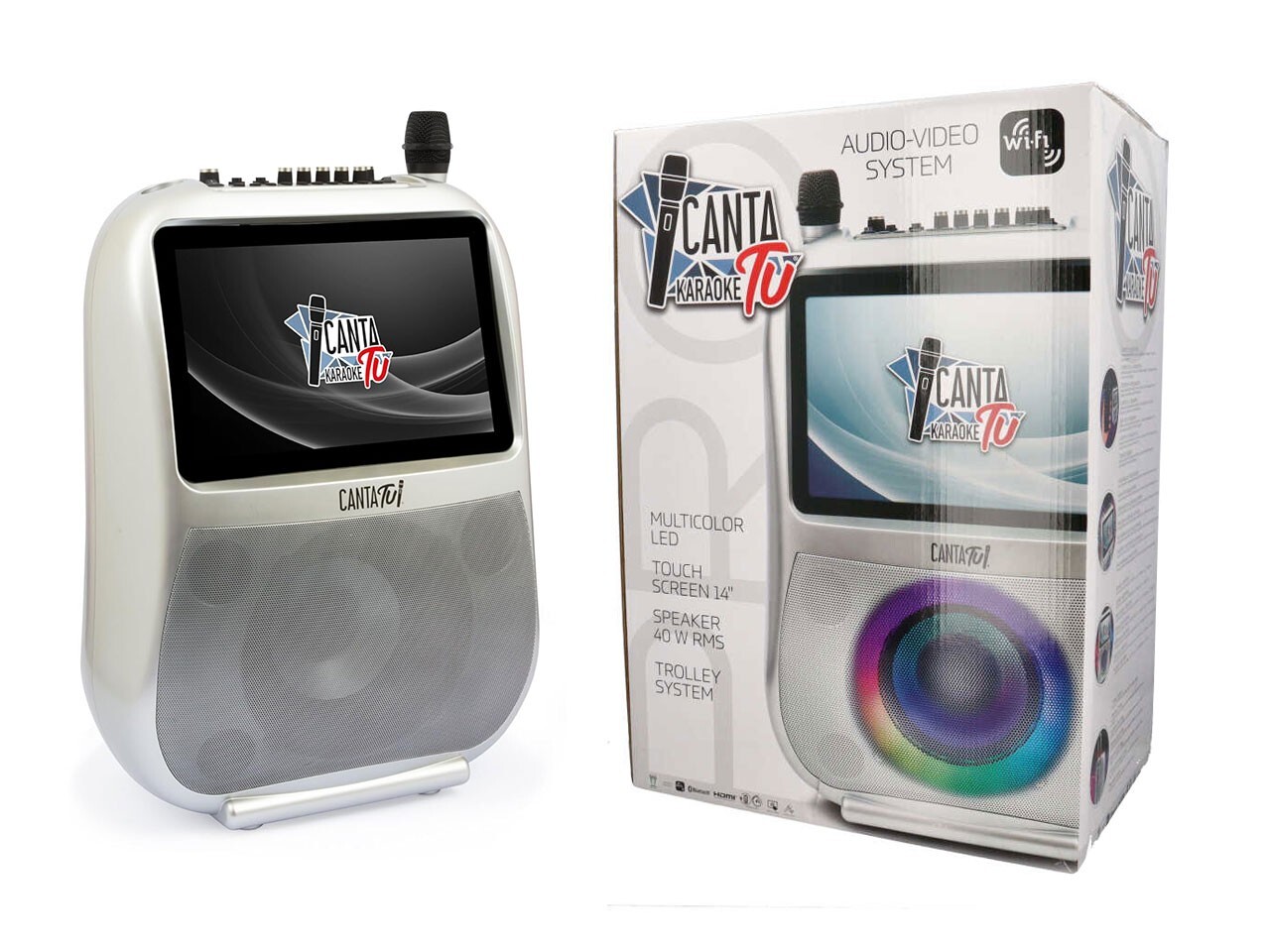 Canta Tu Karaoke  32GB silver Display Touch 14" CTC10000 Giochi Preziosi new-It