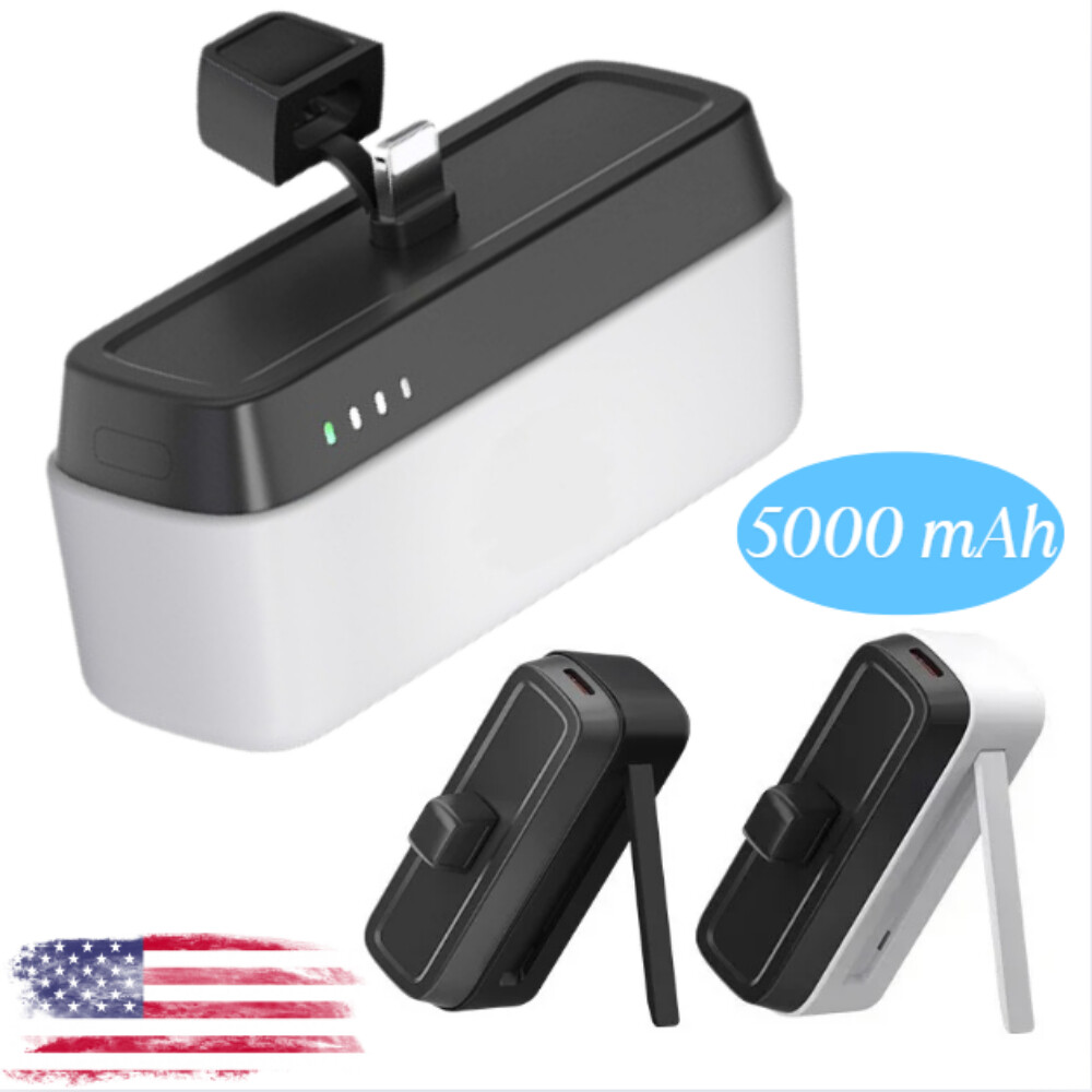 Ultra-Compact Portable Charger for iPhone 16 15 14 13 and Type-C Devices-image