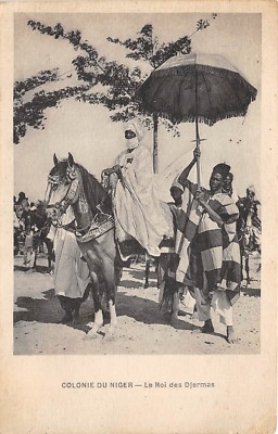 B91676 niger africa le roi des djermas types folklore King of the ...