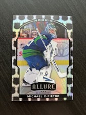 2020-21 Upper Deck Allure NHL Shield #93 Michael DiPietro Rookie Canucks RC