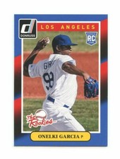 2014 Donruss The Rookies #34 Onelki Garcia Los Angeles Dodgers rookie card