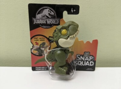 Jurassic World Snap Squad T-Rex Figure Tyrannosaurus Green Mattel Park 2019
