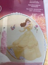 BELLE DISNEY PRINCESS Decal Removable WALL STICKER Home Decor Mural Girls Room