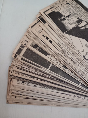 dick tracy- 1945- 232 clipped strips February-December Very Good
