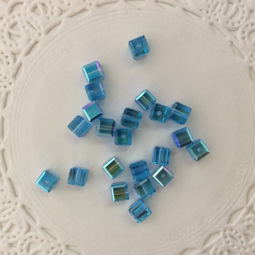 Swarovski® Crystal 4mm Cubes #5601 Colors/ AB Colors - 6 PC. PACK Choose Color - Picture 5 of 63