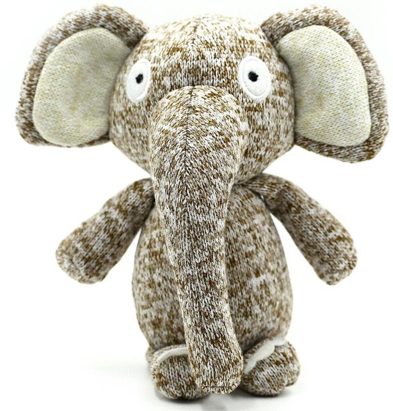 Elephant Squeaky Dog Chew Toy for Aggressive Chewer Stuffed Animal Puppy Dog Toy
