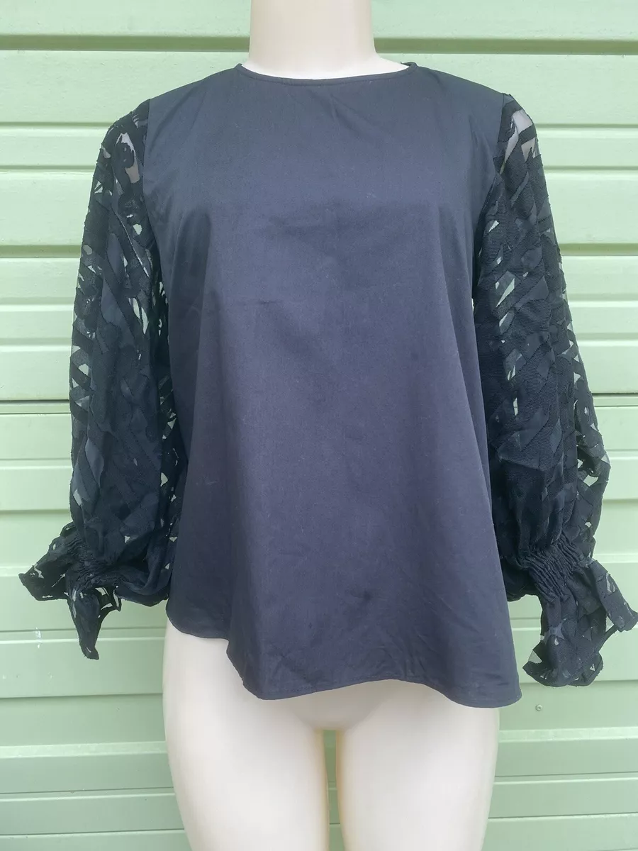 Blusa best sale zara negra
