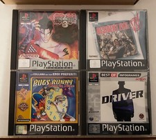 LOTTO GIOCHI PS1 PAL - RESIDENT EVIL, TEKKEN 3, BUGS BUNNY LOST IN TIME, DRIVER