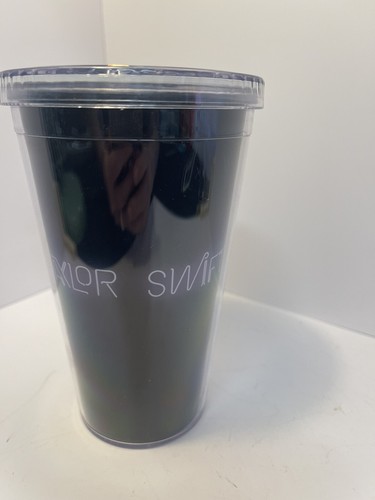 TAYLOR SWIFT ""1989 WORLD TOUR"" VIP TUMBLER TAZZA DI PLASTICA Tour Merch paglia mancante - Foto 2 di 5