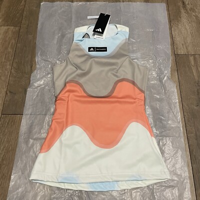 Adidas Marimekko Aero Ready Running/Gym Icon 3 Bar Premium Tank Top Uk 2