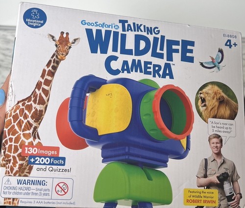 Educational Insights GeoSafari Kids Jr Talking Wildlife Camera NEW Robert Irwin - Picture 3 of 9