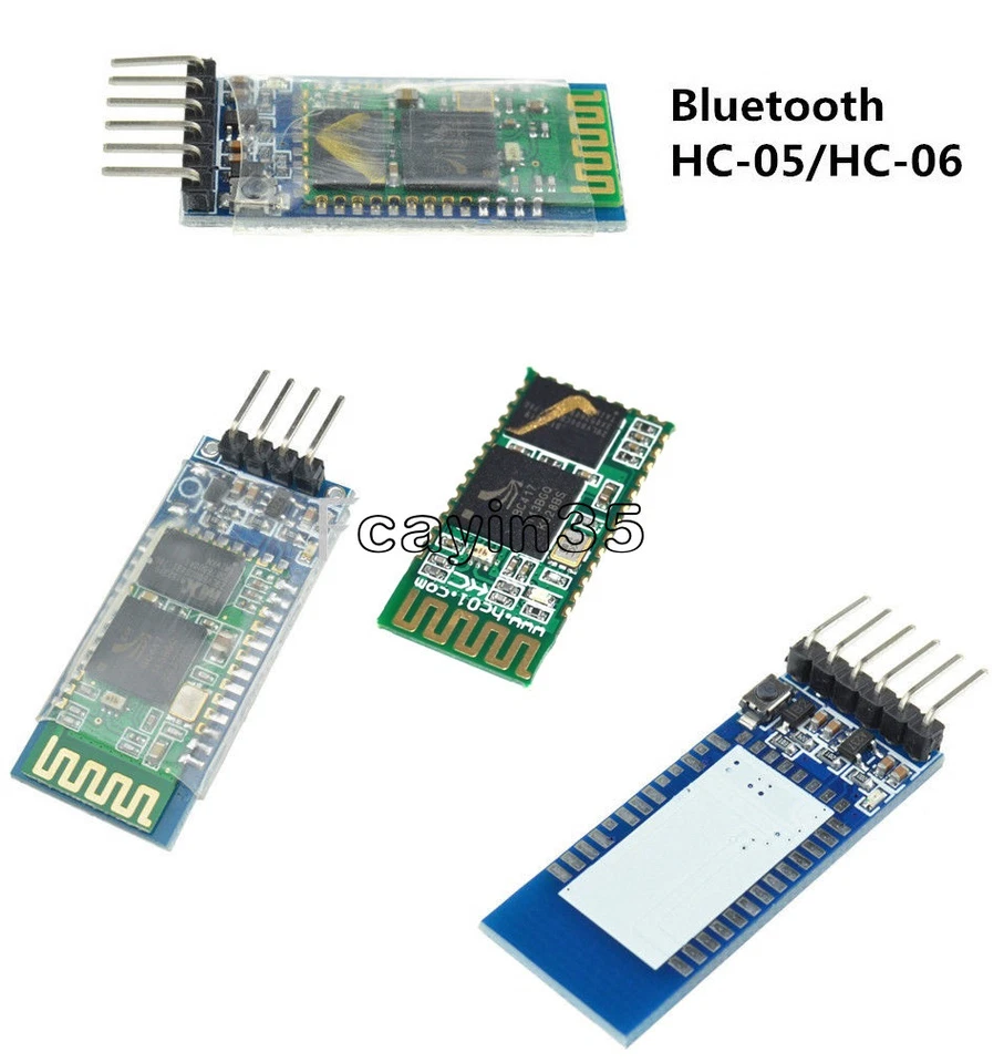 Wireless Bluetooth RF Transceiver Module Serial RS232 TTL HC-05 06 Base Board
