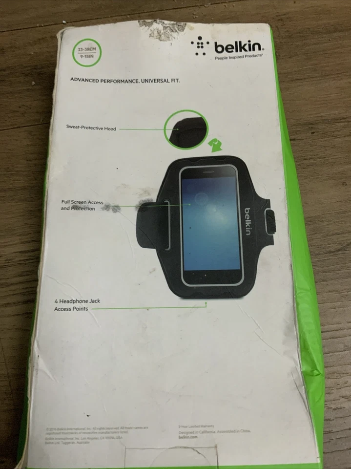 ☀️ OEM Belkin Universal Armband For Smartphones 5.5" iPhone 8 Plus/7Plus/6 Plus - Image 2 of 2