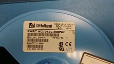 (60 PCS) 0430.500WR LITTELFUSE Surface Mount Fuses 63V .5A Slo-Blo 1206