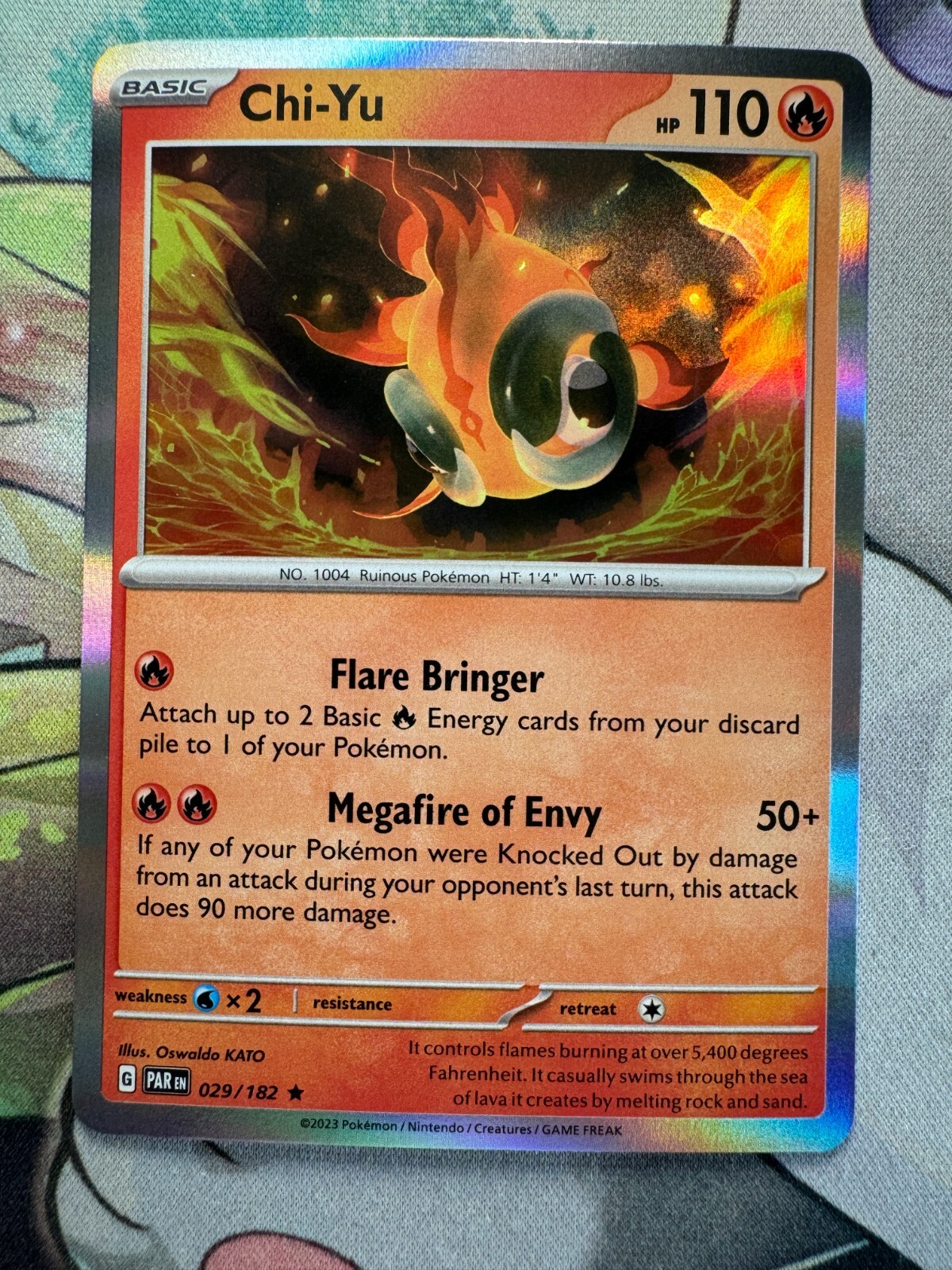 Chi-Yu Holo English Pokemon TCG BKCE219