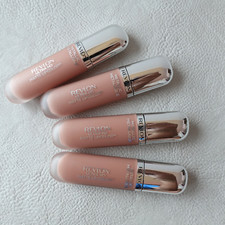 Lot of 4 Revlon Ultra HD Metallic Matte Liquid Lipcolor 715 Glow Nude Neutral