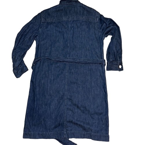 FREE ASSEMBLY Denim Belted Utility Mini Dress Sz S - Picture 15 of 15