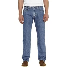 NEW Levi's 505 Regular Fit Jeans Mens Medium Stonewash 100% Cotton 32x34 NWT