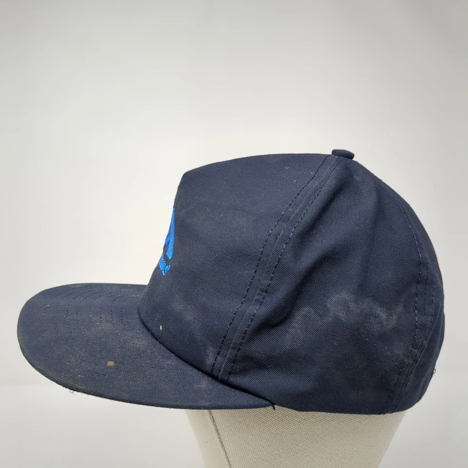 Sombrero Albertsons Snapback Azul Talla Única Ajustable Bordado Logo Cintas Foto 3 de 4