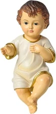 Toyvian Baby Jesus Figurine, Resin Figurine in 2.36X1.57X1.57inch 