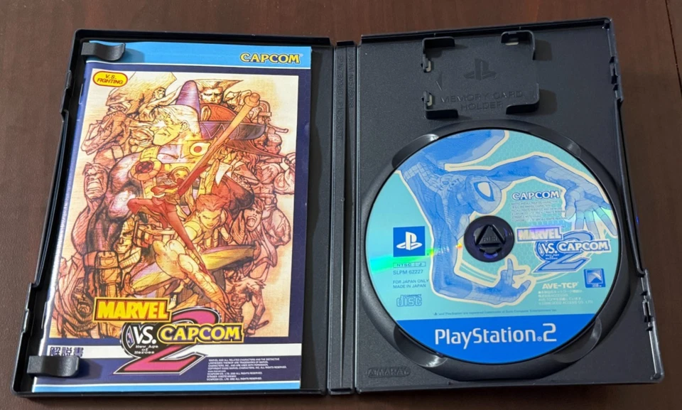Marvel vs Capcom 2 (JP PlayStation 2, 2002) в коробке - Изображение 3 из 3