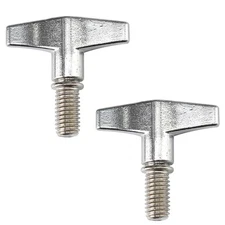 Pack of 2 Drum Set Hardware Guard Parts, M6x15mm Cymbal Stand Wing Nuts Screw...