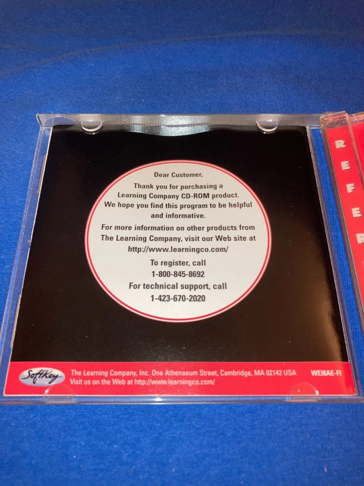 Webster’s Family Encyclopedia Windows 95 & 3.1 SoftKey Software PC CD ROM - Image 3 of 4