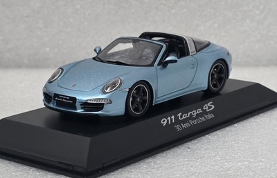 ミニカー 1/43 Porsche Targa4S FranceEdition/Spark Porsche 911 (991) Targa 4S Blue 30 Years Porsche Italy 1:43 Spark