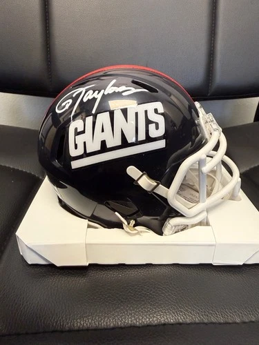 Lawrence Taylor Signed New York Giants Speed Mini Helmet JSA