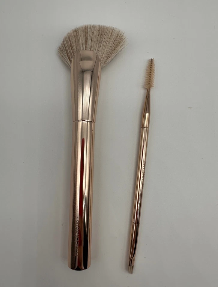 Cepillo de contorno Patrick TA + Cepillo de cejas de doble extremo | Nuevas herramientas de maquillaje auténticas 2 piezas Foto 2 de 4