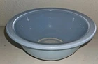 Vintage #322 1 L Corning Pyrex Moody Blue Glass Clear Bottom Nesting Mixing Bowl