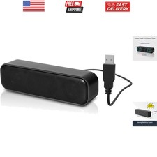 Upgraded USB Computer /Laptop Speaker with Stereo Sound Enhanced Bass, Por...