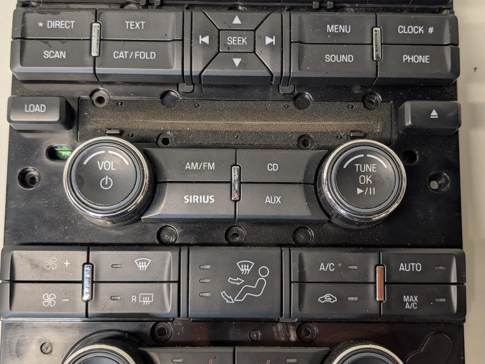 Radio control de clima Ford Flex 2009-2012 con asientos térmicos 8A8T-18A802-CF Foto 4 de 4