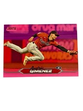 Topps 2024 Stadium Club Andrés Giménez Cleveland Guardians Pink Parallel #27