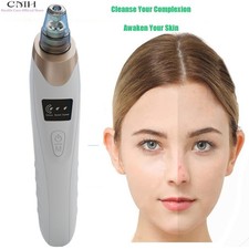 Blackhead Remover Pore Vacuum Facial Cleaner 5 Suction 5 Probes USB Rechargeable