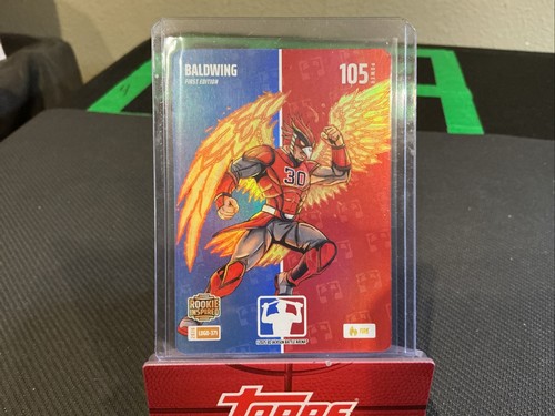2026 Bo Jackson Battle Arena Baldwing Fire Logofoil Drake Baldwin Logo-371