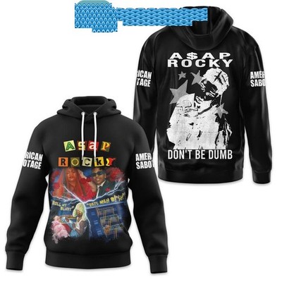トップス A$AP ROCKY DON'T BE DUMB HOODIE CD BOX S Asap Rocky Dont Be Dumb Hoodie T-Shirt | eBay