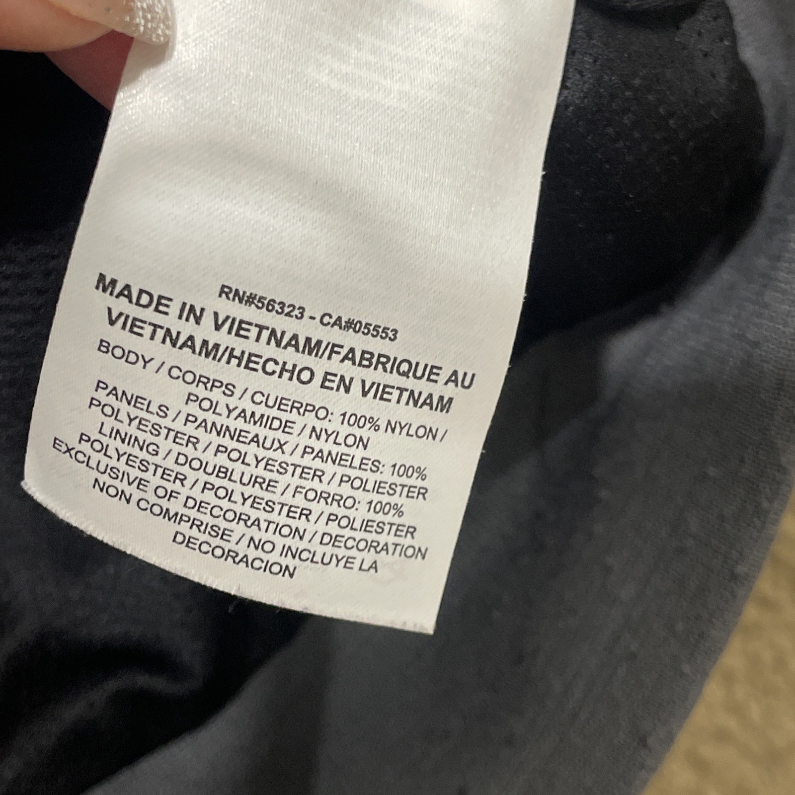 Nike Training Windrunner Jacket Black Gray White … - image 7