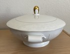 Rosenthal White Velvet (gold) 9” Covered Round Vegetable Bowl  — photo 3