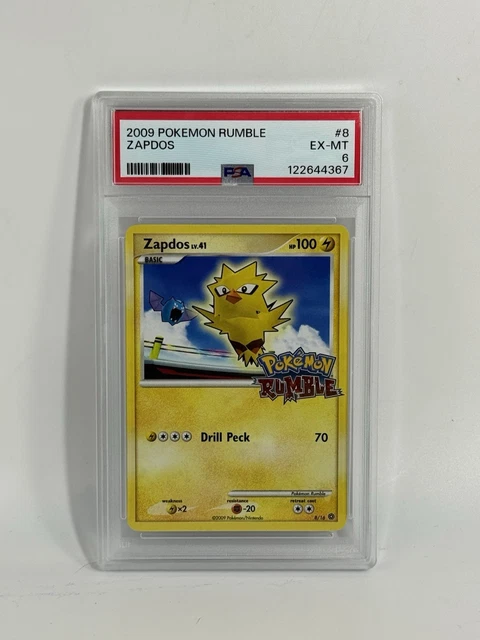 2009 POKEMON RUMBLE ZAPDOS #8 PSA 6 POP 64