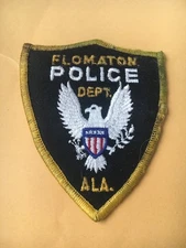 vintage Flomaton Alabama Police Department Patch