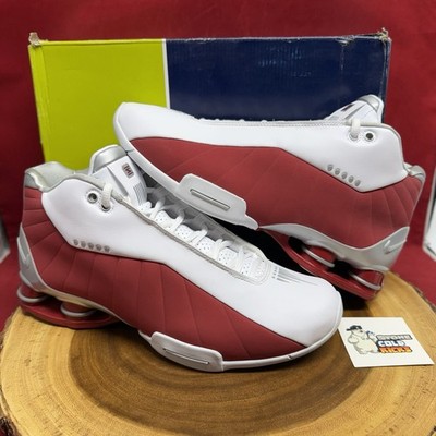 Nike Shox BB4 Retro Varsity Red Metallic Silver AT7843-101