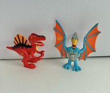 Jurassic World Playskool Heroes Dino Rumble Red Blue Dinosaurs Lot