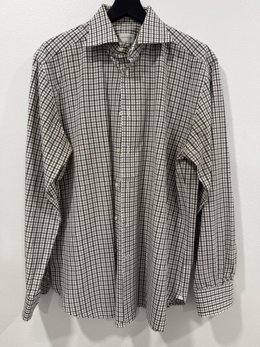 Ermenegildo Zegna Shirt Mens Large Stripe