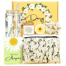 Daisy Gifts for Women, Gift Baskets for Women, Cute Unique Birthday Gifts for Wo
