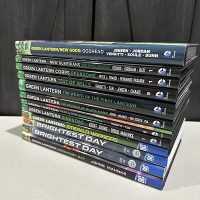 DC The New 52 / Brightest Day Lot (12 Hardcovers) Green Lantern Event HC Comics