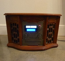 Innovative Technology ITRR-501 5-in-1 Wooden Music System No Remote Not Tested 