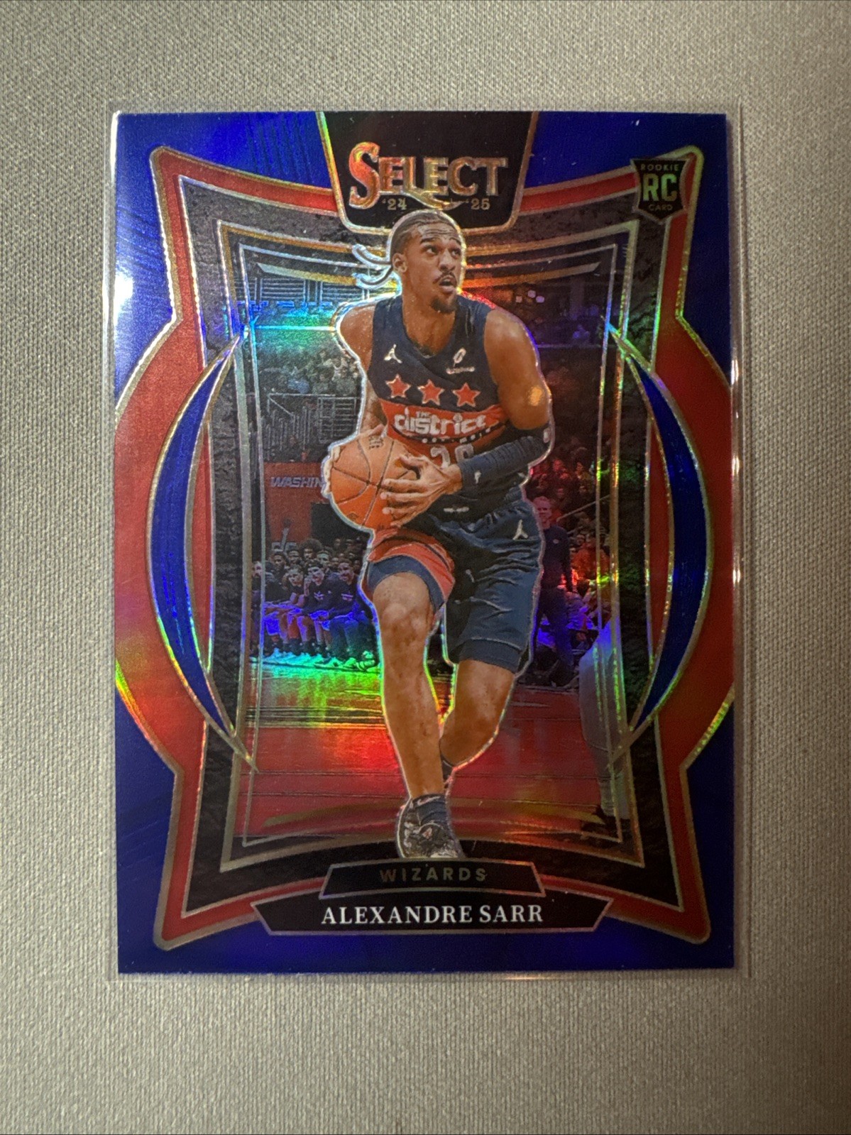 2024-25 Panini Select - Concourse Alexandre Sarr #73 Blue Prizm (RC)