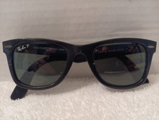 Ray-Ban RB2140 Black Wayfarer 50mm Unisex Original Sunglasses - Polarized Lenses